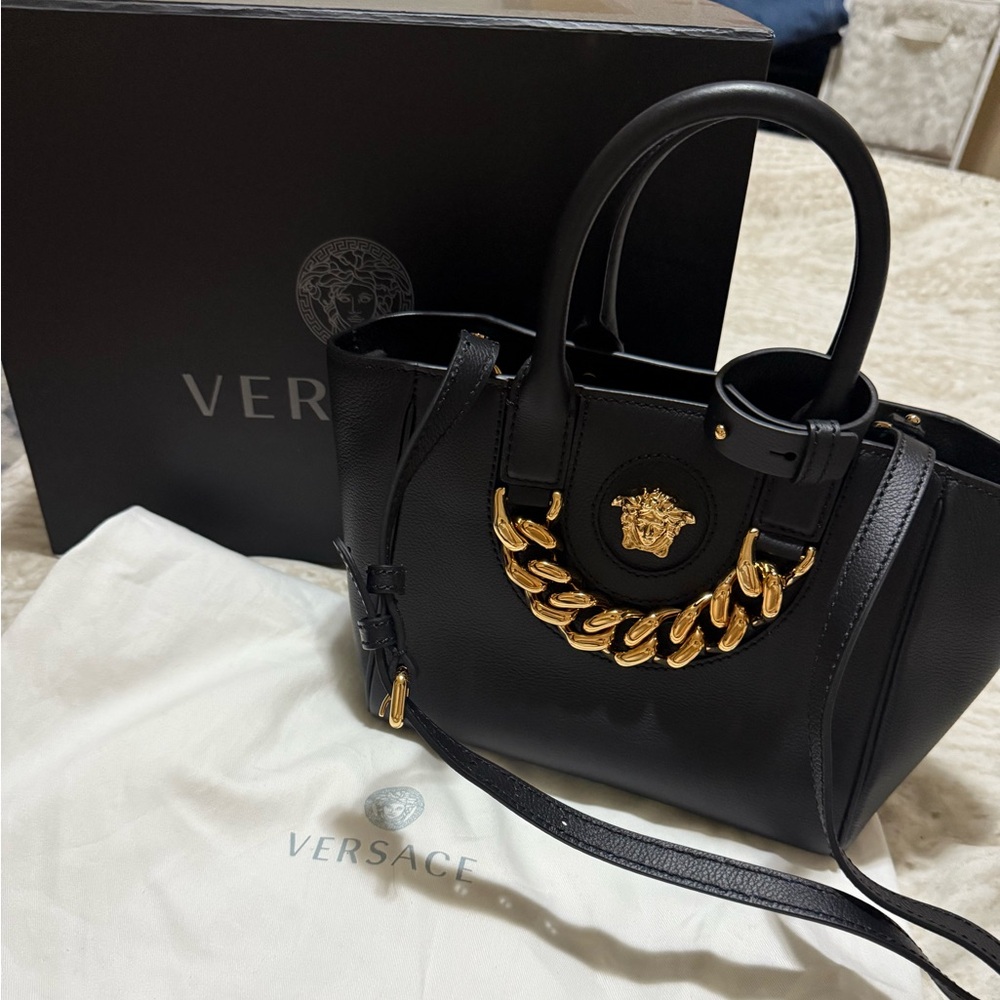 Versace Black Handbag
